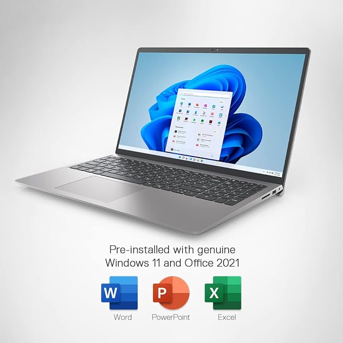 DELL New Inspiron 3511 Laptop,11th Gen Intel Core I3-1115G4, Windows 11 + MSO'21, 8Gb, 256Gb SSD, 15.6" (39.62Cms) FHD WVA Ag, Platinum Silver (D560749Win9S, 1.8Kgs) - Image 3