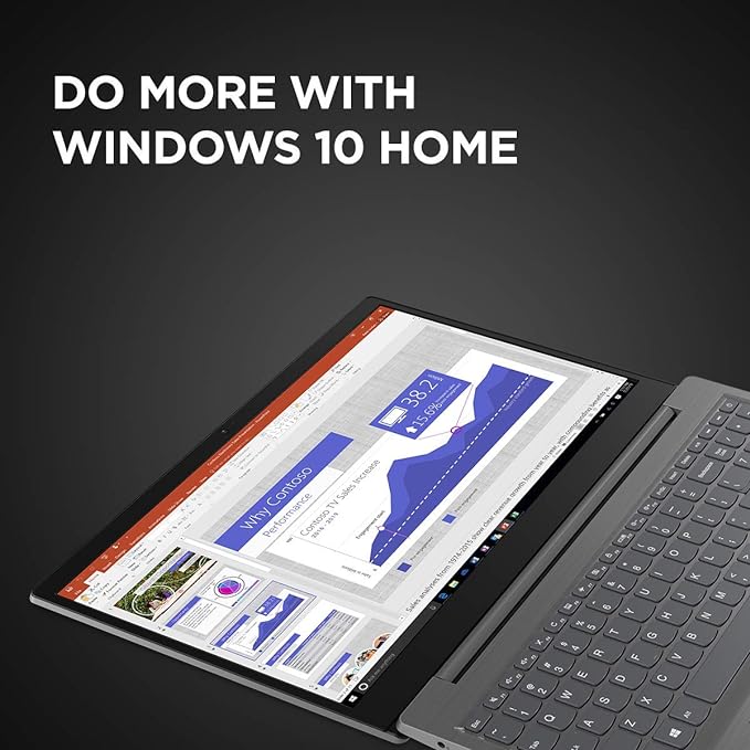 Lenovo V15 Intel Core i3 10th Gen 39.62 cm (15.6-inch) HD Thin and Light Laptop (i3-1005G1/ 4GB RAM/ 1TB HDD/Windows 10 Home/Iron Grey/ 1.85 kg) - Image 6