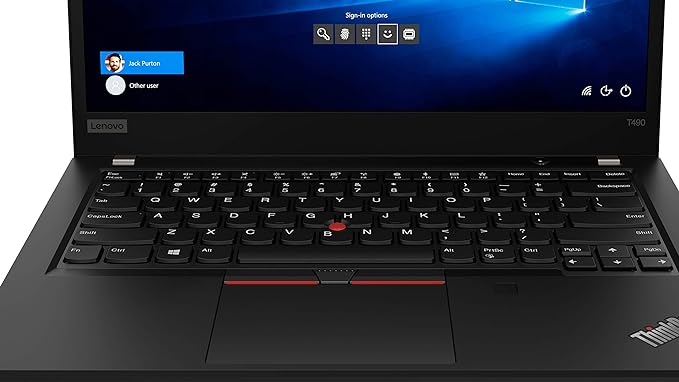 Lenovo ThinkPad T490 Intel Core i7 8th Gen 14-inch Full HD Thin and Light Laptop (16 GB RAM/ 256 GB SSD/Windows 10 Professional/Black/ 1.55 kg) - Image 6